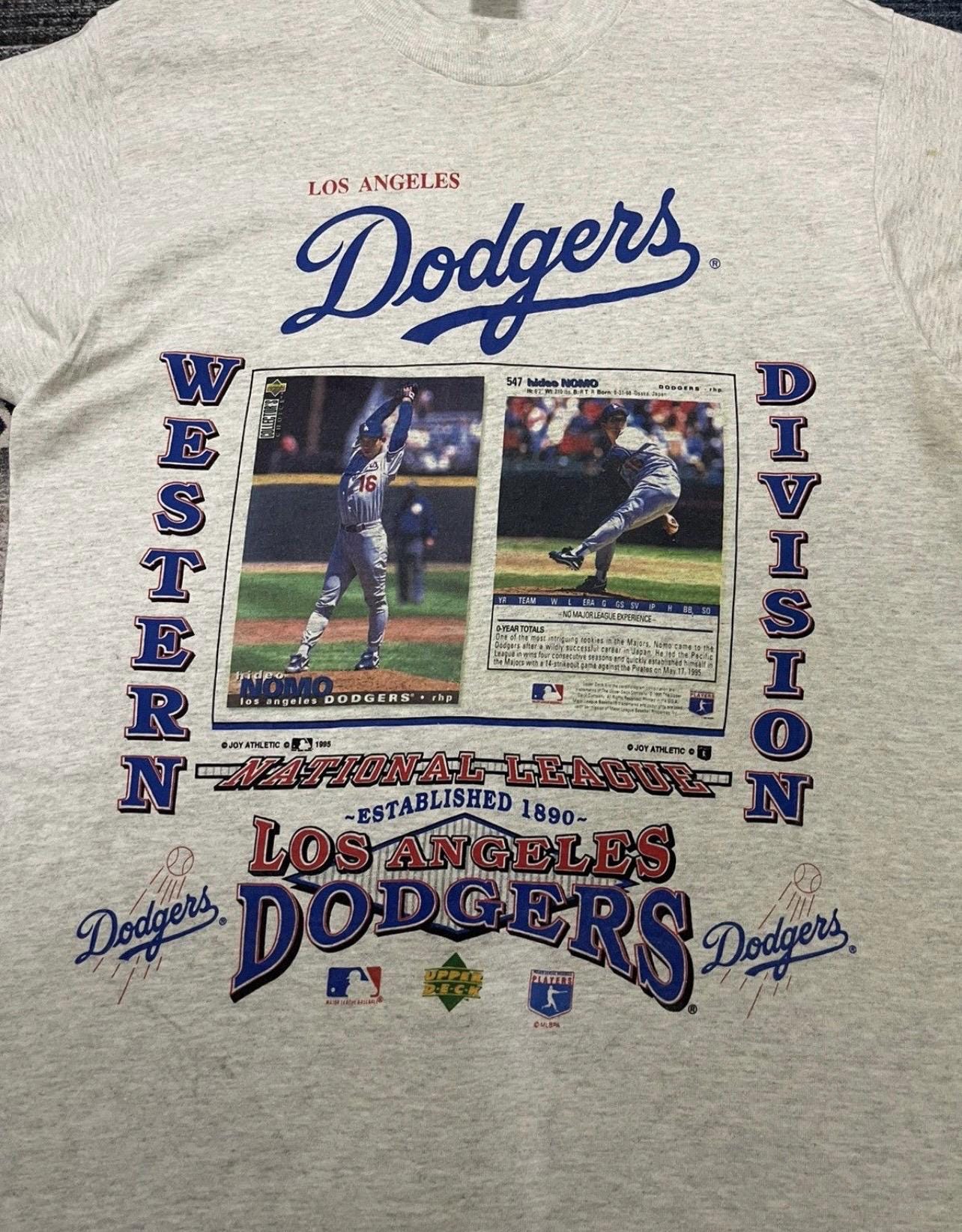 ヴィンテージ 1995 MLB ロサンゼルス・ドジャース 野茂英雄 Tシャツ