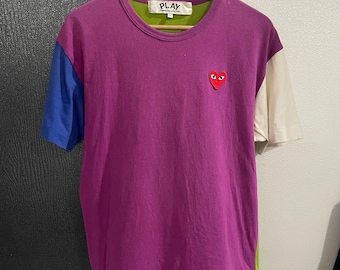 Camiseta Comme des Garcons Play multicolor