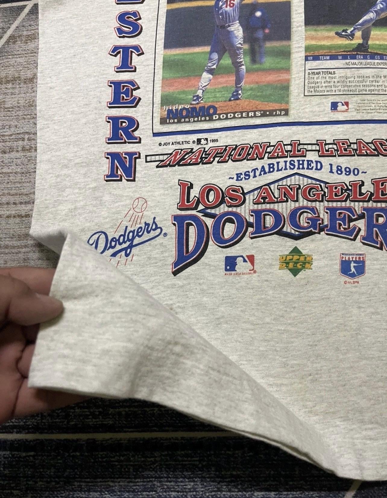 ヴィンテージ 1995 MLB ロサンゼルス・ドジャース 野茂英雄 Tシャツ 