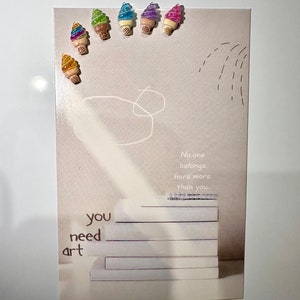 Mini Ice Cream Cone Magnet Set| Home deco|kitchen deco|FunctionalCuteness|fridge magnet