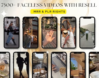 Transformez votre chaîne de contenu : plus de 7 500 vidéos sans visage. Bobines Instagram, TikTok, courts métrages YouTube et campagnes de marketing numérique