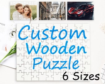 Custom Wooden Puzzles Personalized Photo Jigsaw Puzzle Image Customized Picture Jigsaw Puzzles Home Decor Create Your Own Gifts Birthday AU