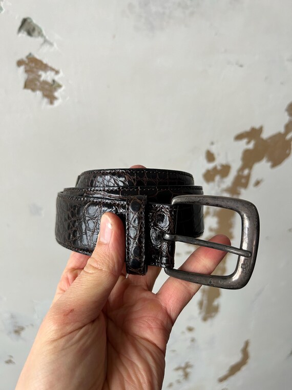 ラルフローレン パープルレーベル 本物のアリゲーター 925