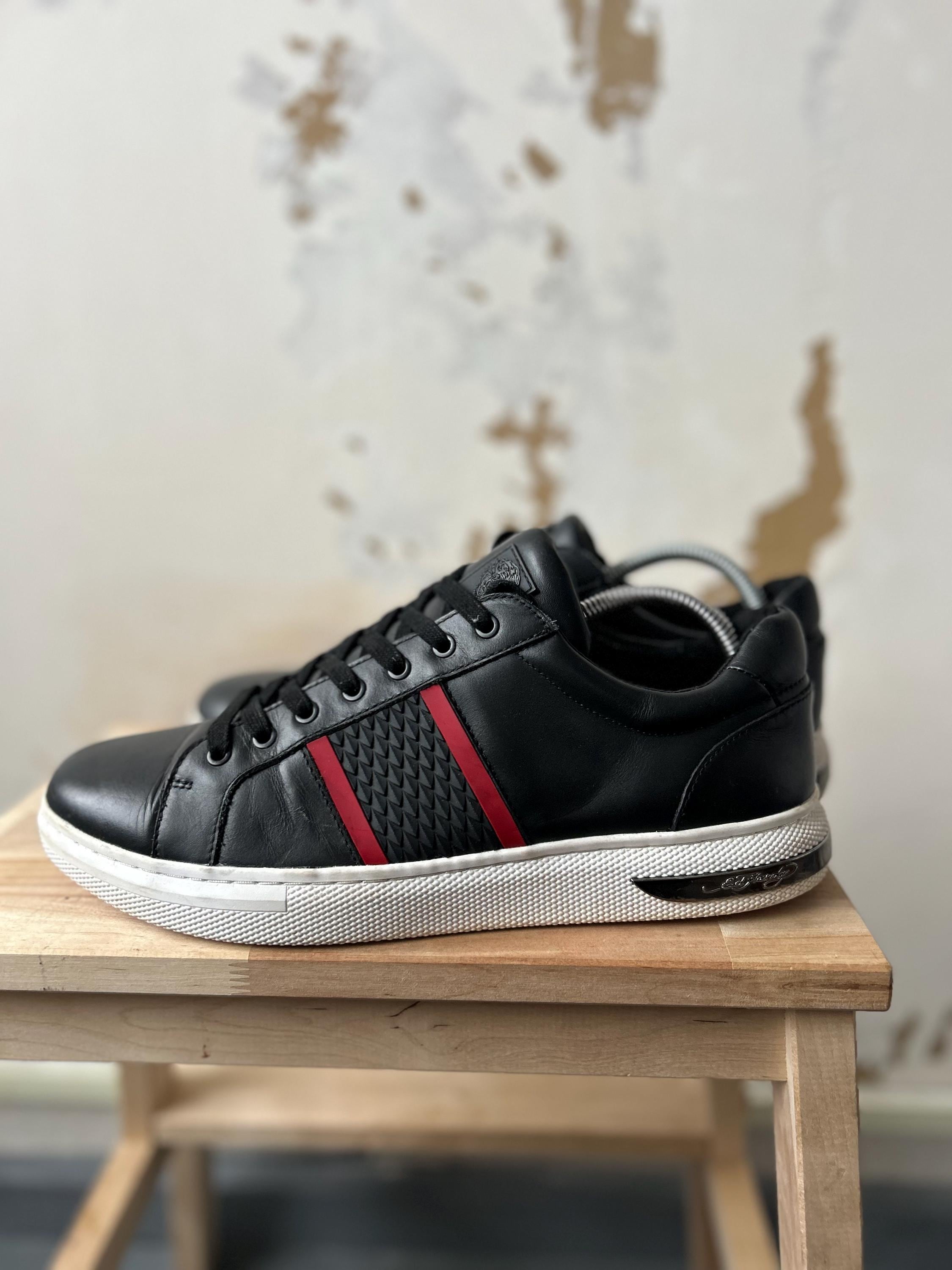 Ed Hardy Leather Sneakers Size Us10 - Main Image