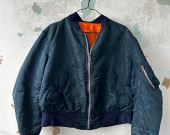 Vintage Alpha Industries Made in Usa MA1 Flight Jacket Size Vintage Alpha Industries Made in Usa MA1 Flight Jacket Size