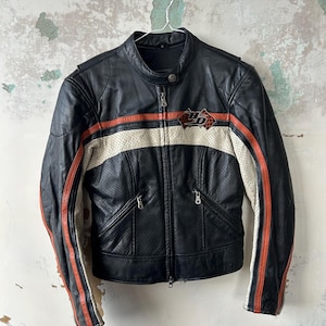 Vintage Womens Harley Davidson Leather Jacket Size S