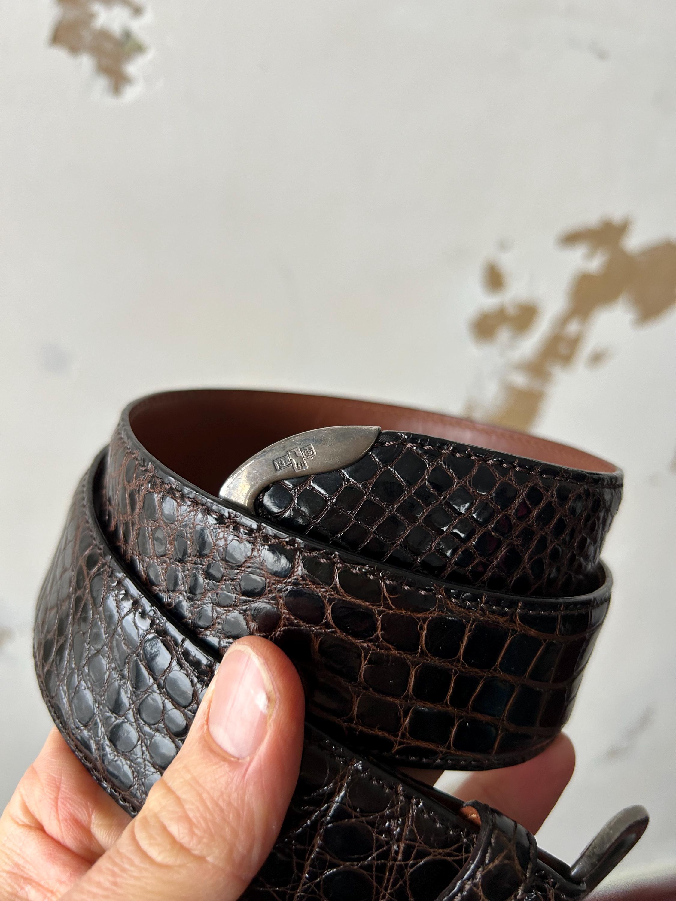 ラルフローレン パープルレーベル 本物のアリゲーター 925