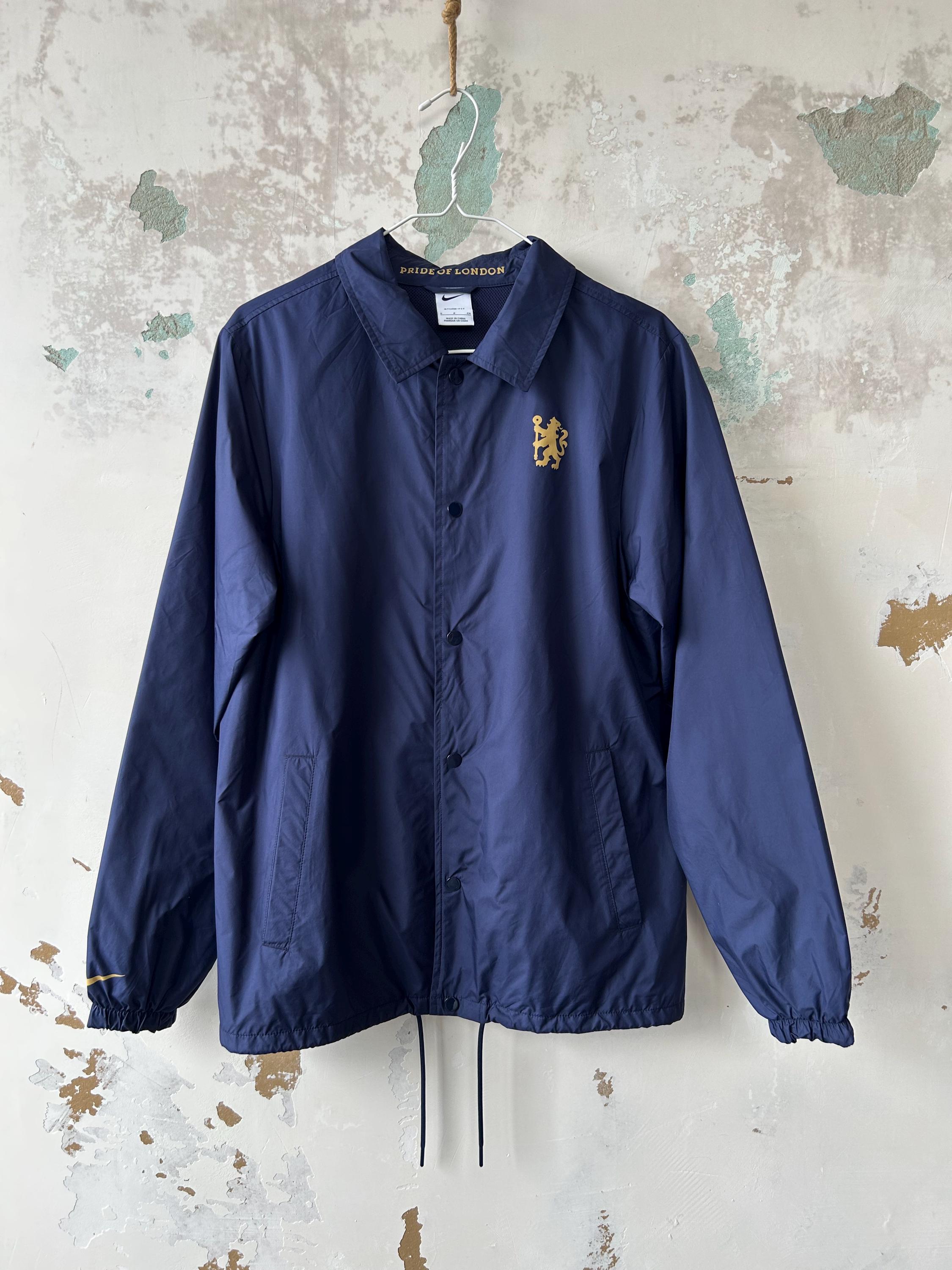  NAVY CHELSEA HOSPITAL JACKET／60's Vintage 90's Chelsea Football Jacket Soccer Mens Bomber Rare Blues