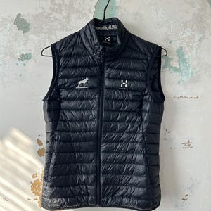 Haglofs Womens Black Down Puffer Vest Size S