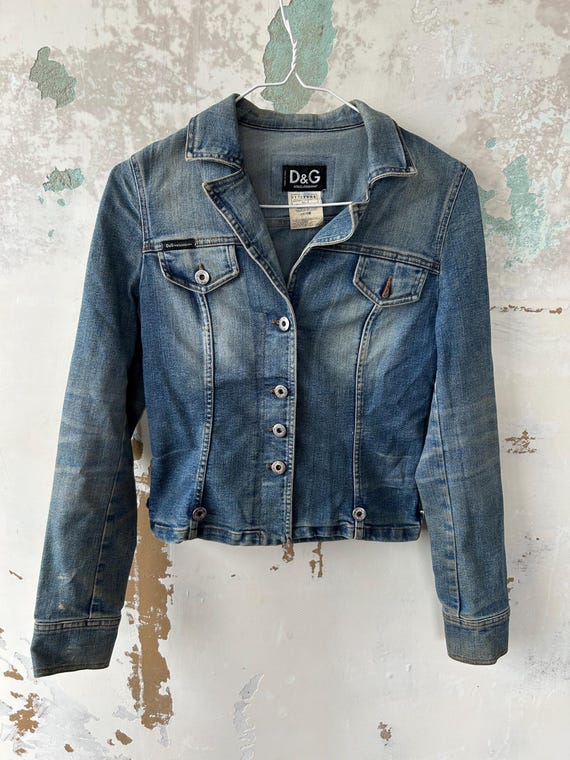 ドルチェ&ガッバーナ　レア　ヴィンテージ　デニムジャケット　40サイズ 希少なドルチェ＆ガッバーナ デニム トラッカージャケット