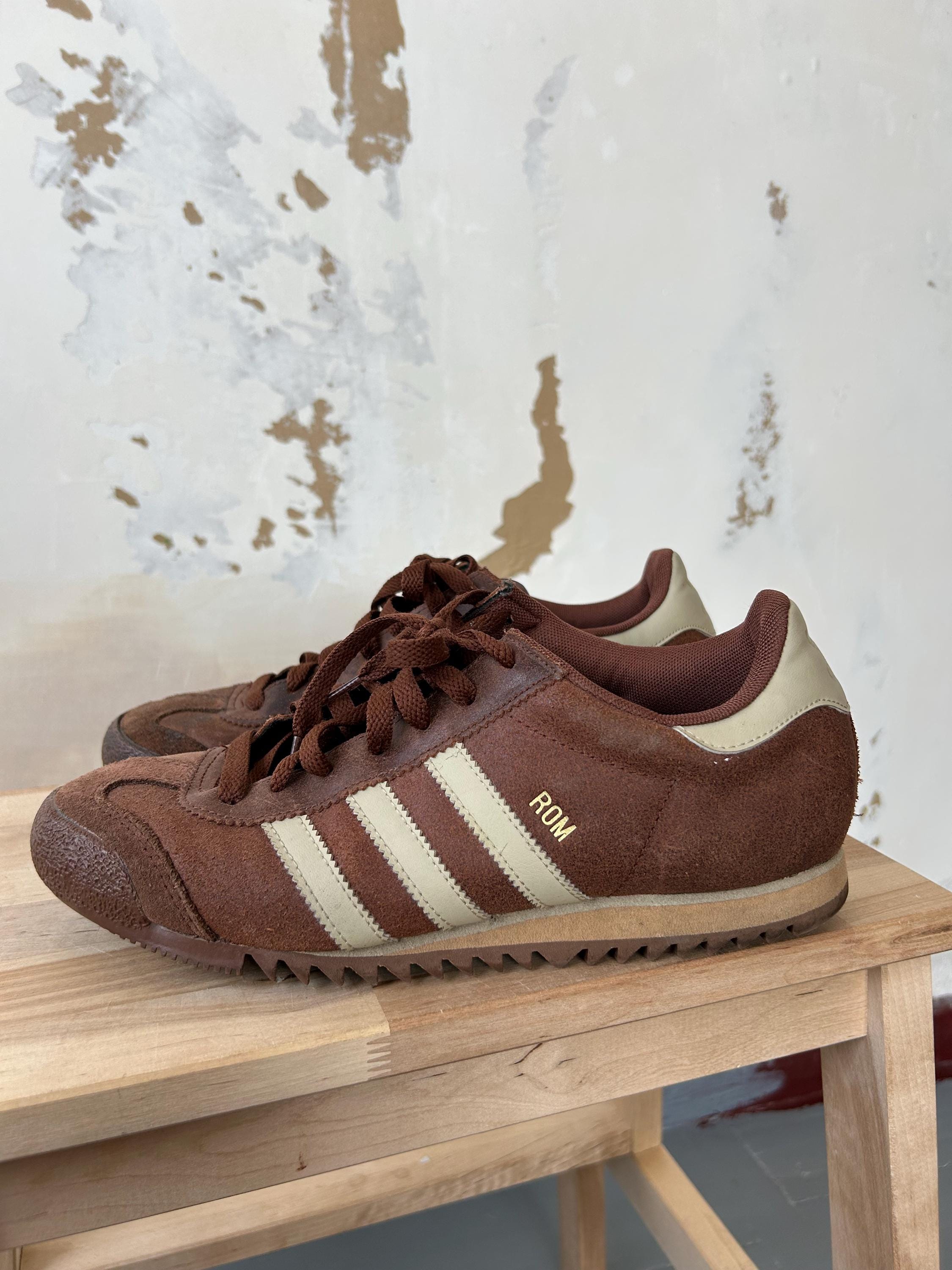 【70s】ヴィンテージスニーカー　アディダス　adidas ROM NOS Vintage 70s Adidas ROM Sneakers Made in West Germany Sz