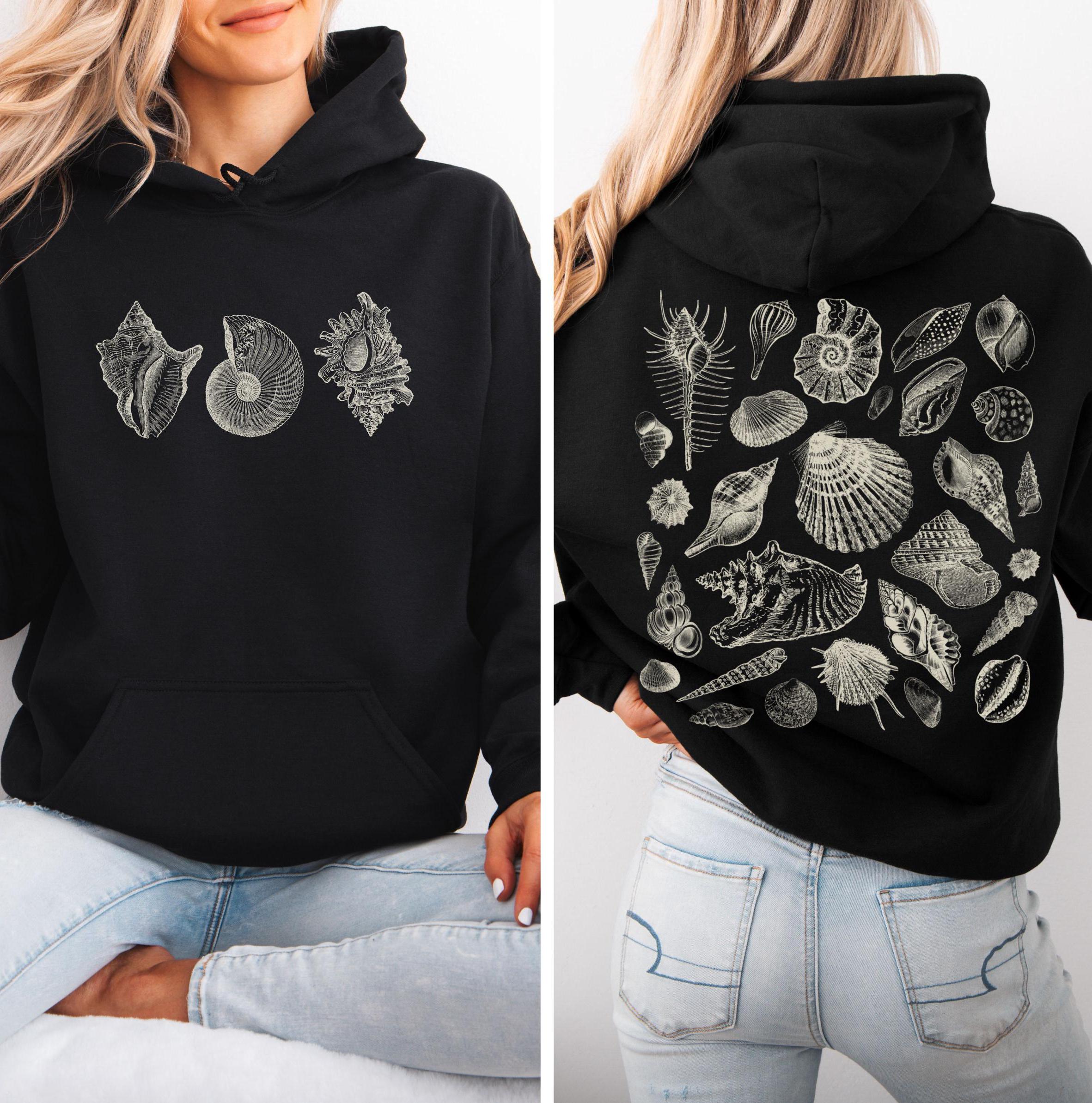 SEA(Pattern) Back Pile Hoodie」 Dalmatian SEA(Pattern) Back Pile Hoodie」 Dalmatian Beach Back Print Hoodie