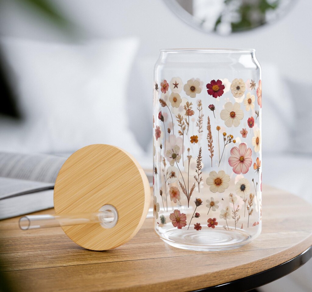Daisy Tazza Termica Da Viaggio Con Manico E Cannuccia – 1,18 Litri, Acciaio Inox, Motivo Floreale Margherita. Doppia Parete Sottovuoto, Mantiene Le Bevande Calde O Fredde. Coperchio A Prova Di Perdite. Regalo Ideale Per Donne, Per La Festa Della Mamma O Compleanni.