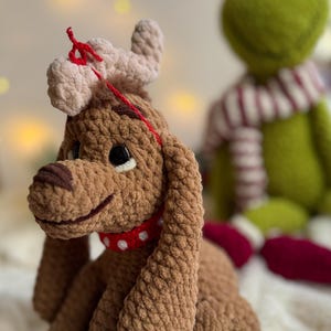 The Dog Max ENGLISH Crochet Pattern Grinch Christmas Crochet Pattern Max the dog
