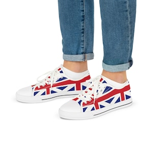 Union Jack Sneakers: British Flag Low Top Casual Shoes