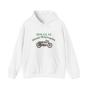 Douglas Classic Motor Cycle Unisex Hoodie, Vintage Motorcycle Sweatshirt, Biker Gift, Motorbike Jacket, Motorcycle Lover, Retro Motorcycle