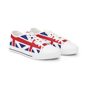 Union Jack Sneakers: British Flag Low Top Casual Shoes