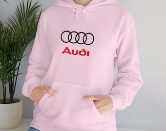 Audi Logo Hoodie | Car Brand Emblem Sweatshirt