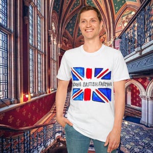 Back British Farming Unisex T Shirt,British Farming T-Shirt, British Farm Clothes ,Farmers Gift Ideas,British rural gifts