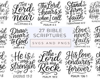 Bible Scripture SVGs PNGs,Minimal Christian Quote svg bundle,Jesus Svg,Bible Print,Religious Quotes,Bible Verse Svg Png,Cut Files Cricut DXF