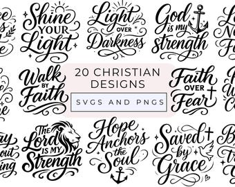 Christian SVGs PNGs Bundle, Bible Scripture svg png,Minimal Christian Quote svg Bundle, Boho Christian svg png Bundle, Bible Verse Quotes