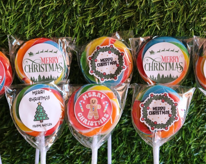 Christmas Lollipops Class Gifts Secret Santa Kris Kringle