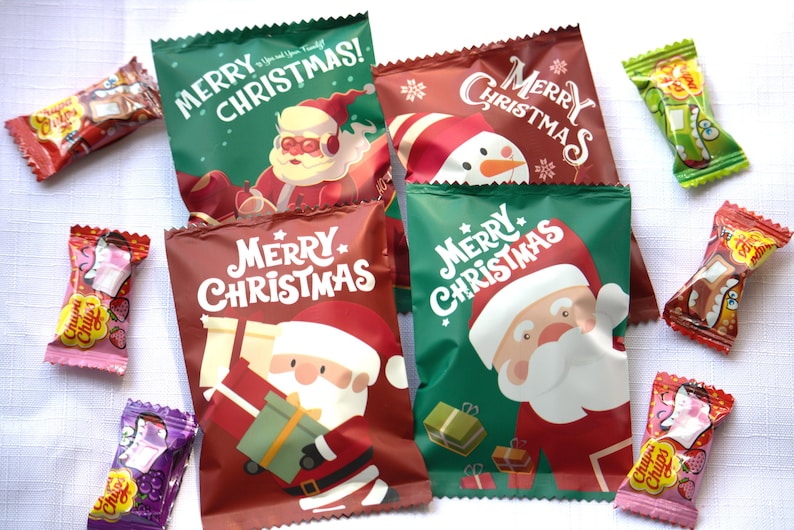 Christmas Lolly Bags Mini Xmas Favour Bags Stocking Stuffer — free download