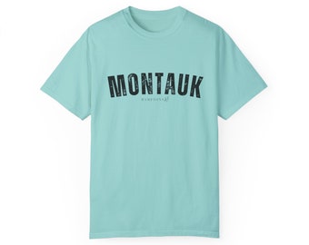 Montauk Logo Unisex Garment-Dyed T-shirt