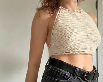 Crochet Halter Top - Handmade