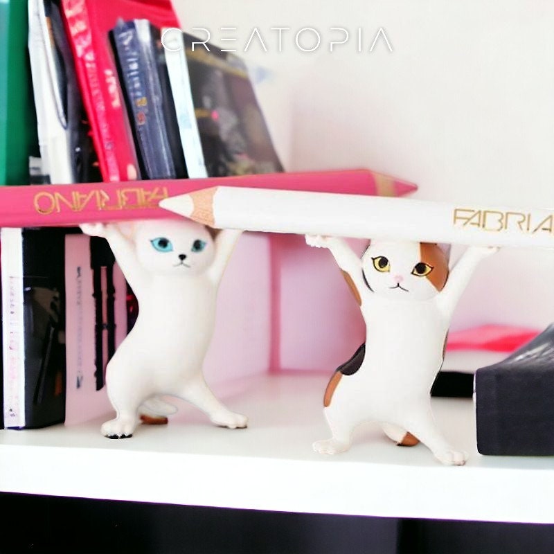 Cat Holder 3d Printable Stl Files Pen Holder Cat 3d Stl Files - Etsy