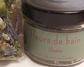 SUAVE - Fleurs pour le bain - fleurs séchées - bain bohème