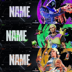 Modello di banner Valorant: modifica facile per Twitch, Twitter, Kick, Facebook