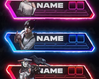 Aangepaste geanimeerde Apex Legends Health Bar-overlay - voor Obs, Kick, Twitch, YouTube, enz.