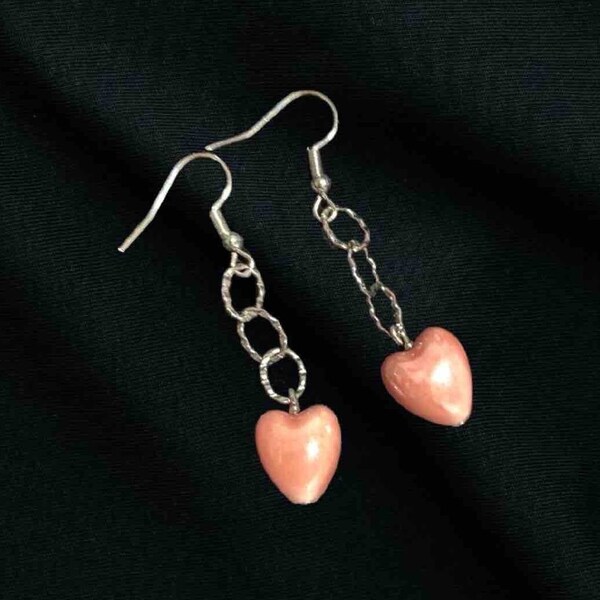 Boucles d'oreilles coeur