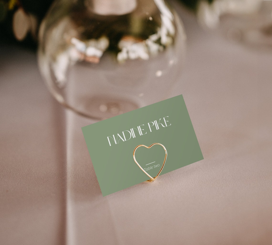 Avery 5302 Template Wedding Place Card Template Template Canva Wedding