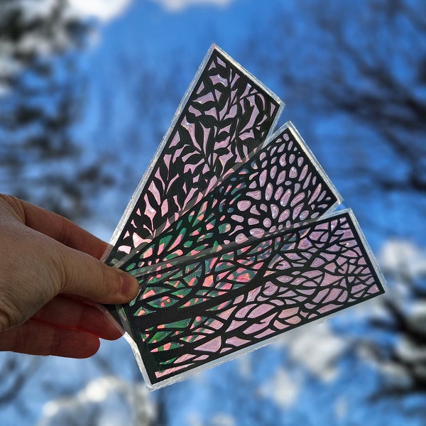 Holographic Stained Glass Bookmark
