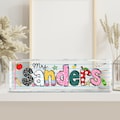 Personalized Teacher Name Desk Sign, Custom Teacher Appreciation Gifts, Teacher Name Desk Plaque, Teacher Acrylic Block, New Teacher Gift