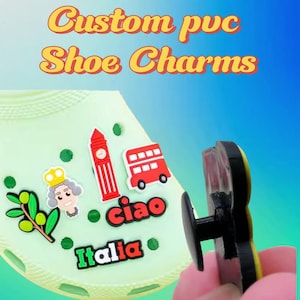 Custom shoe Charms, Cute Charms for Shoes, Clog decorations, custom Numbers Charms, Custom Words for Charms, Custom charm for school.