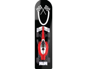 Race Car Start Finish Bookmark | Formula One Racing Chequered Flag