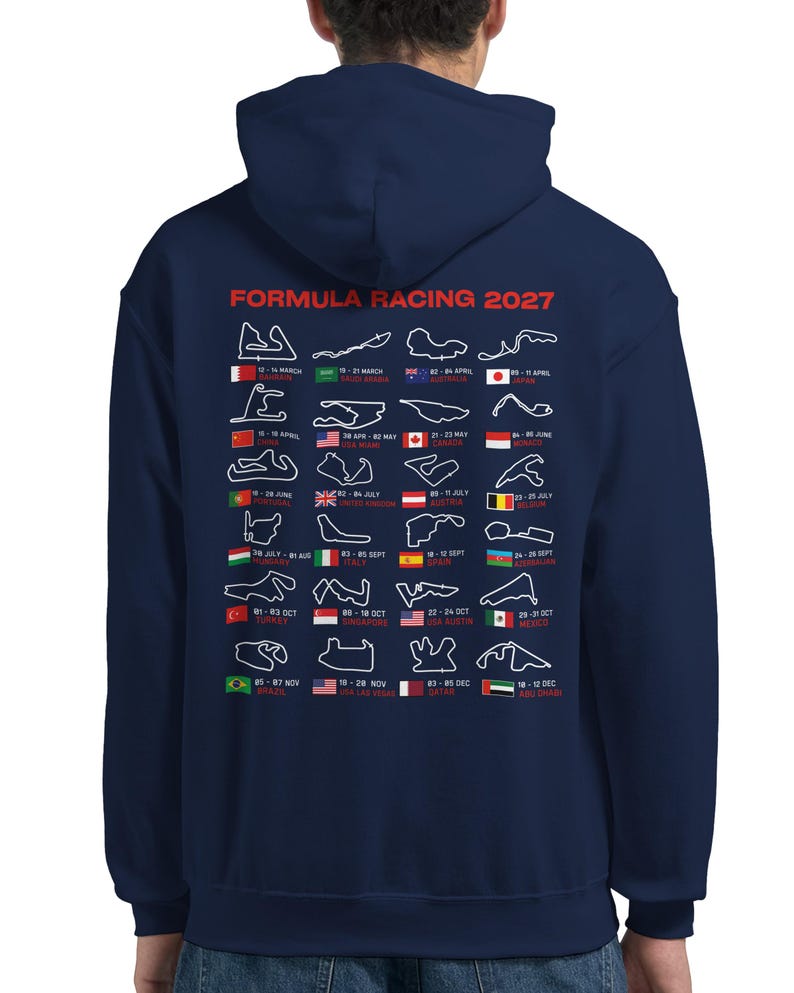 Colours For R Formula Racing 2027 Season Hoodie - Motorsport Fan Apparel - Gift for ...