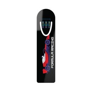 Formula Car Metal Bookmark: Racing Design, Speed Learning Gift
