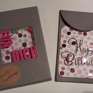 Mini Gutschein/Geld Geschenk -Set