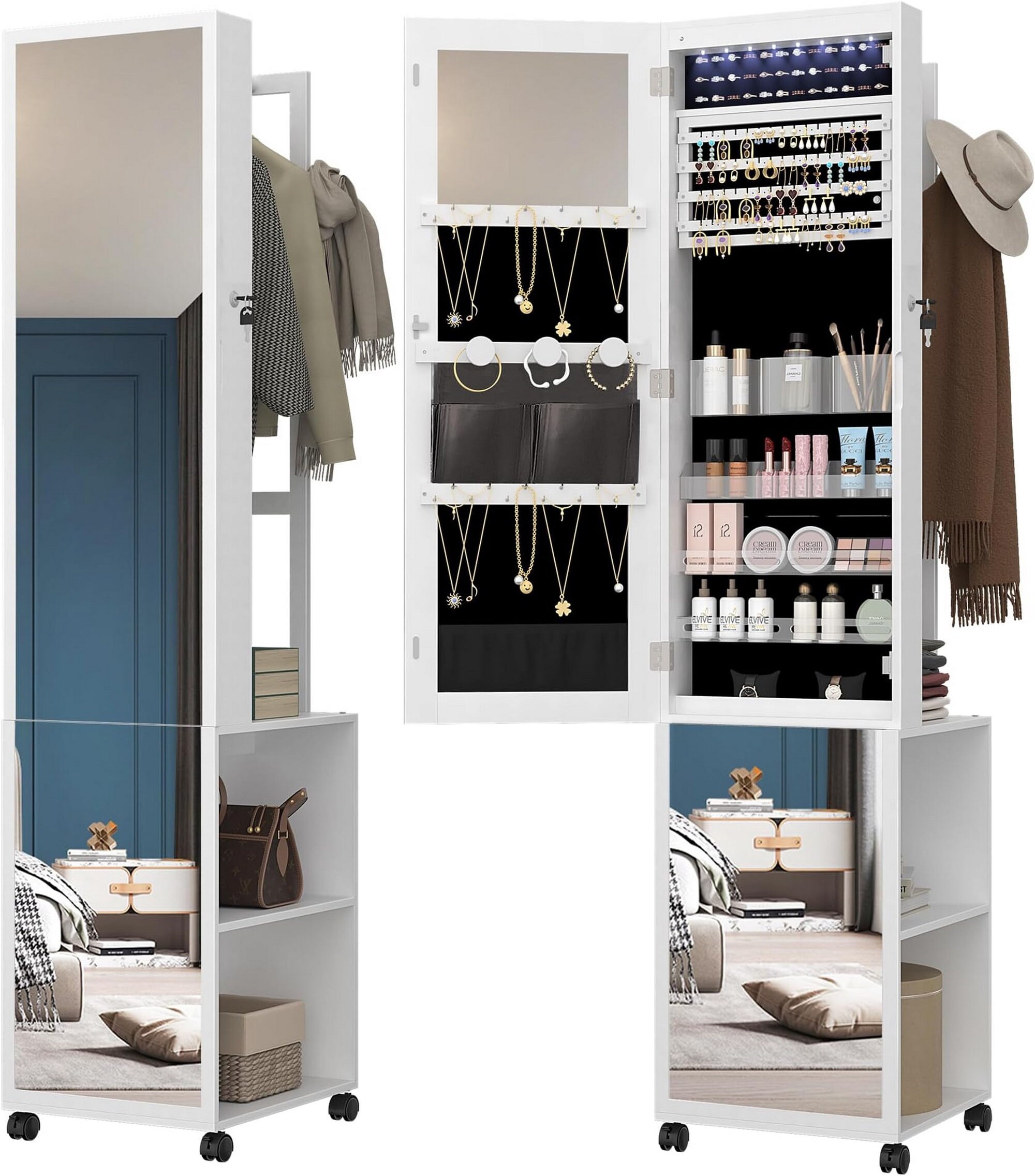 Erommy 2024 jewelry cabinet