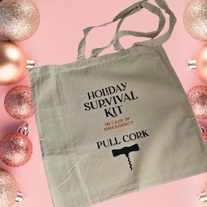 Shopping bag, jute bag, fabric bag, gift bag with sayings