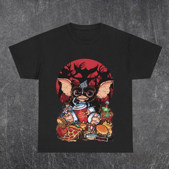 PNG Vintage Gremlins, Retro 80s Horror Movie png, Funny Gizmo png, Pop Culture Foodie Cartoon Top, Trending png, PNG Download, Design
