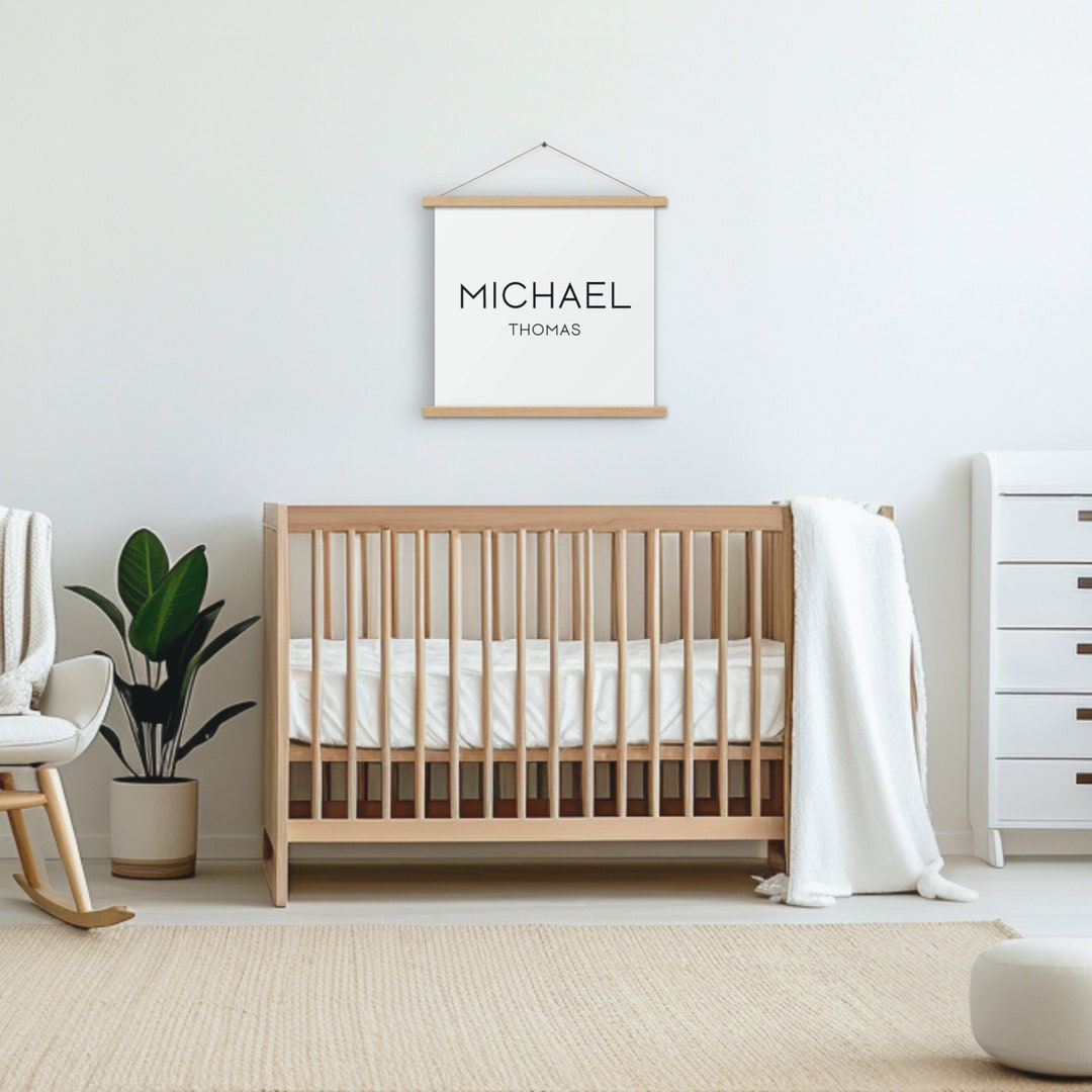 Personalized Name Sign for Nursery Room Wall Decor Custom Poster for ...