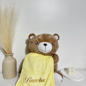Peluche coránico interactivo con luz de noche y detector de llanto: juguete islámico para aprender el Corán, el alfabeto árabe y los 99 nombres de Alá