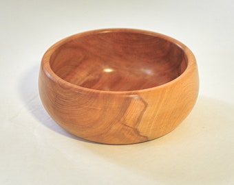 Handmade Pear Wood Fruit Bowl