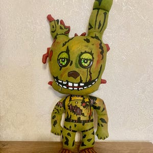 Springtrap  (40 cm) Springtrap Toy Painted Toy Springtrap Hand made Toy Springtrap Five Nights at Freddy&#39;s Spring Bonnie Present  Gift Toy