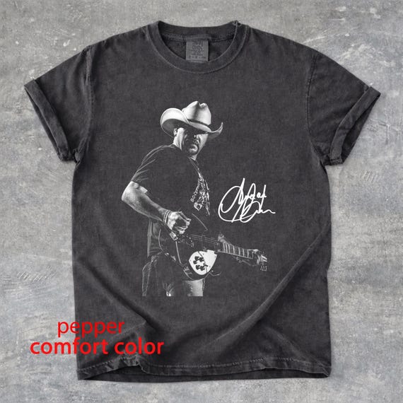 Jason Aldean Comfort Colors Shirt, Country Music Concert Tee, Western Singer Graphic T-Shirt, Fan Gift